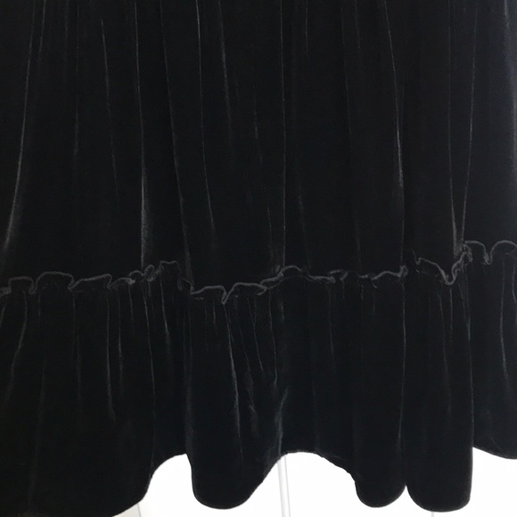 New Kate Spade Sleeveless Velvet Lace-Trim Dress - Picture 7 of 8